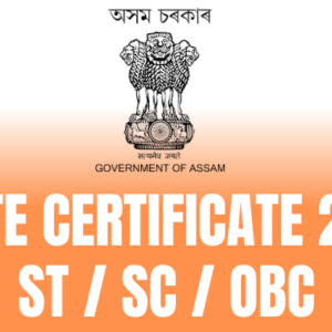 Caste Certificate in Assam