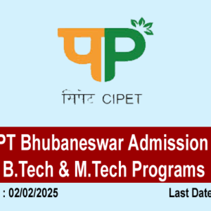 CIPET IPT Bhubaneswar Admission