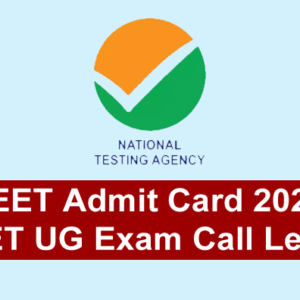 NEET Admit Card 2025