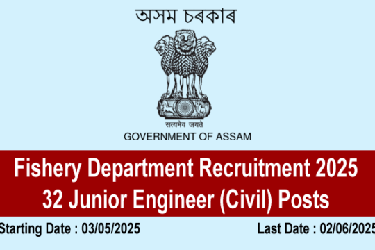 Fishery Department Recruitment