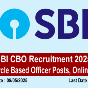 SBI CBO Recruitment 2025