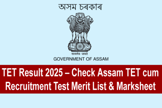 TET Result 2025