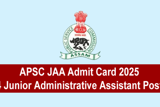 APSC JAA Admit