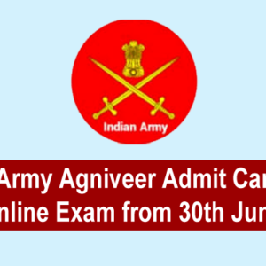 Indian Army Agniveer Admit