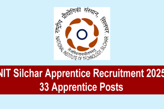 NIT Silchar Apprentice Recruitment