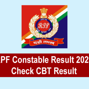 RPF Constable Result