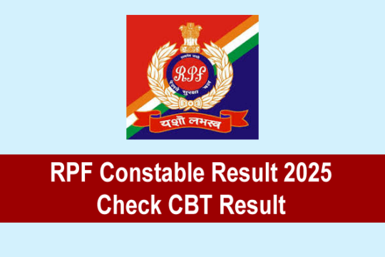 RPF Constable Result