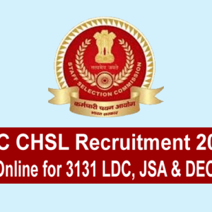 SSC CHSL Recruitment 2025