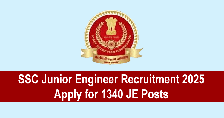 SSC Junior Engineer Recruitment 2025
