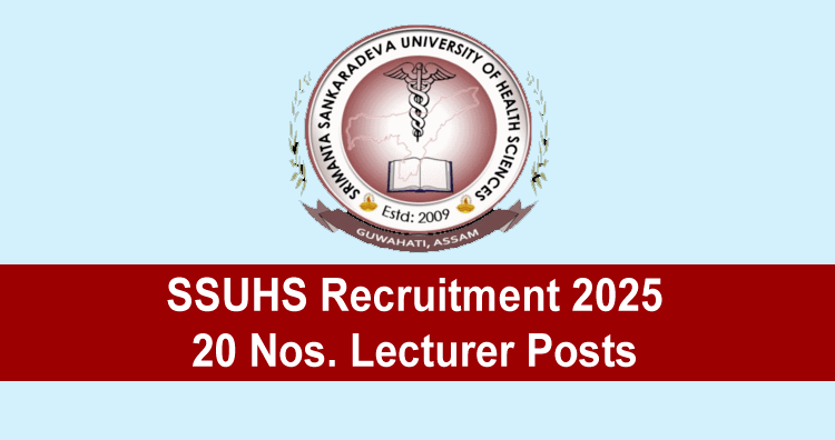 SSUHS Recruitment 2025