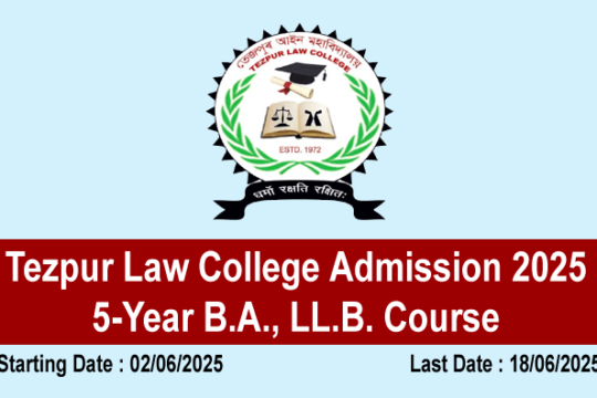 Tezpur Law College Admission