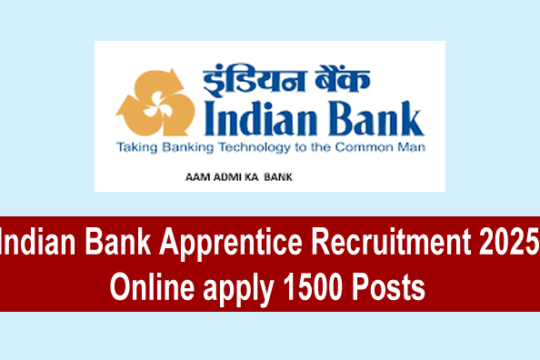 Indian Bank Apprentice