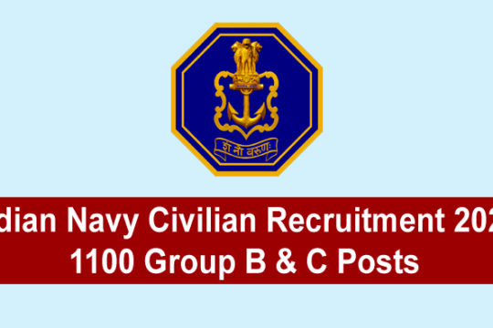 Indian Navy Civilian Recruitment