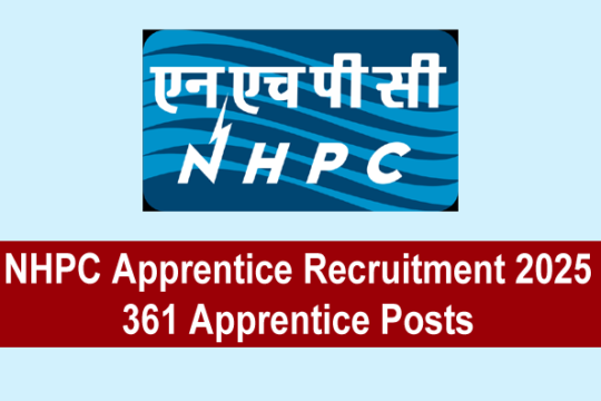 NHPC Apprentice Recruitment