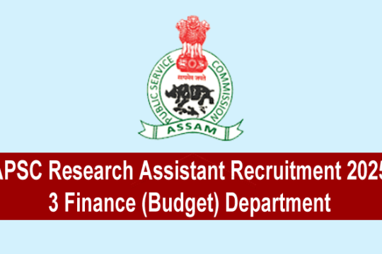 APSC Research Assistant