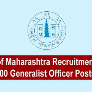 Bank of Maharashtra Recruitment