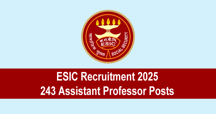 ESIC Recruitment