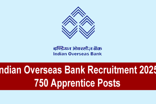 Indian Overseas Bank Recruitment