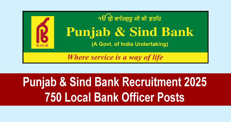Punjab & Sind Bank Recruitment