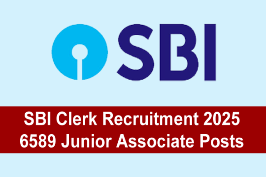 SBI Clerk Recruitment