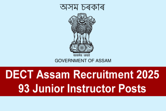 DECT Assam Recruitment