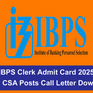 IBPS Clerk Admit Card