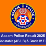 Assam Police Result