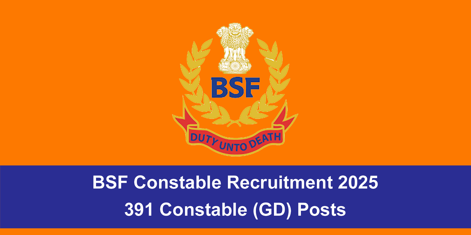 BSF Constable Recruitment