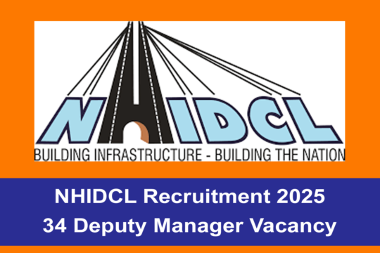 NHIDCL Recruitment