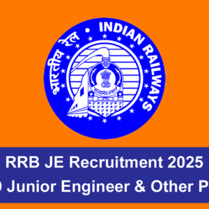 RRB JE Recruitment