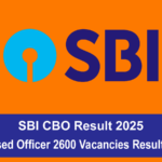 SBI CBO Result