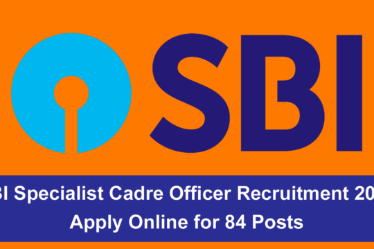 SBI Specialist Cadre Officer