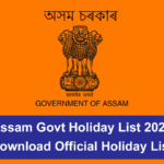 Assam Govt Holiday List 2026