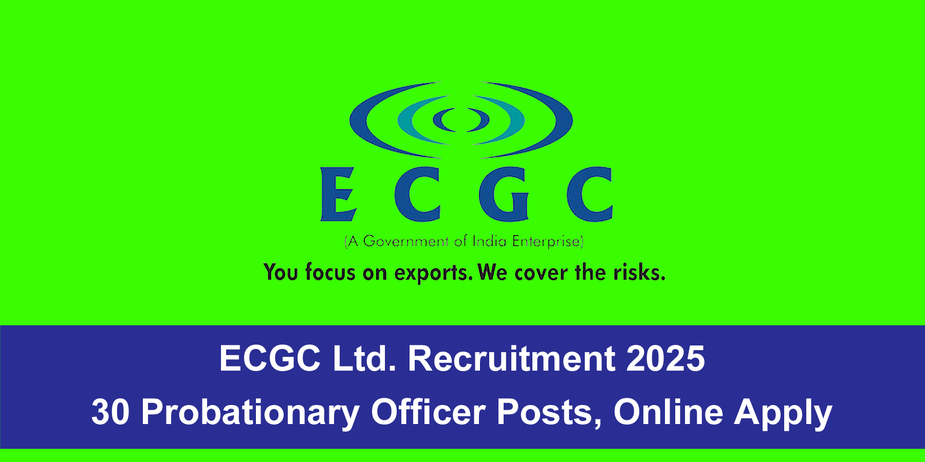 ECGC Ltd. Recruitment
