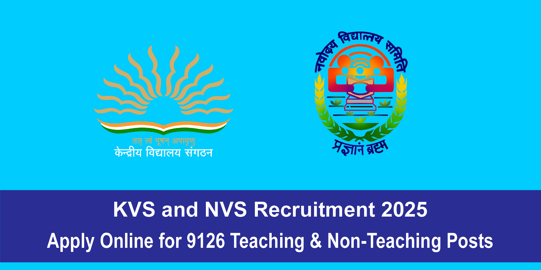 KVS and NVS Recruitment