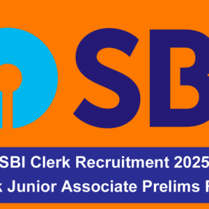 SBI Clerk Recruitment 2025