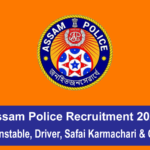Assam Police Recruitment 2026