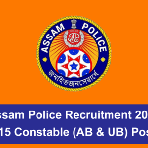 Assam Police Recruitment 2026