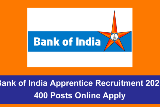 Bank of India Apprentice