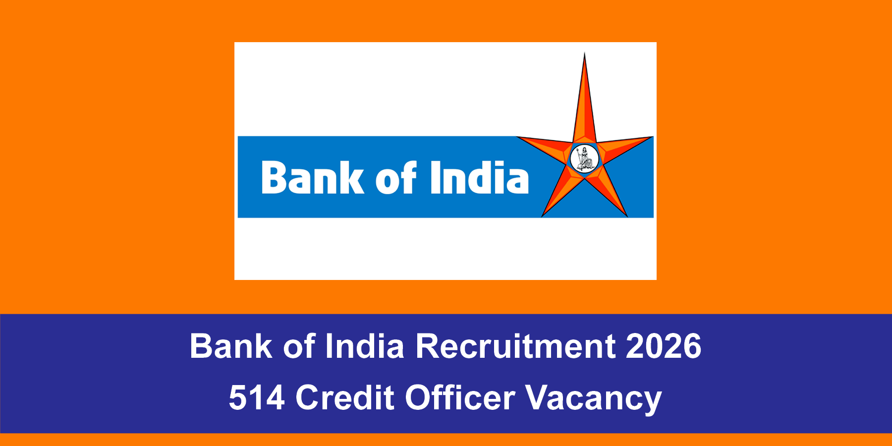 Bank of India Recruitment 2026