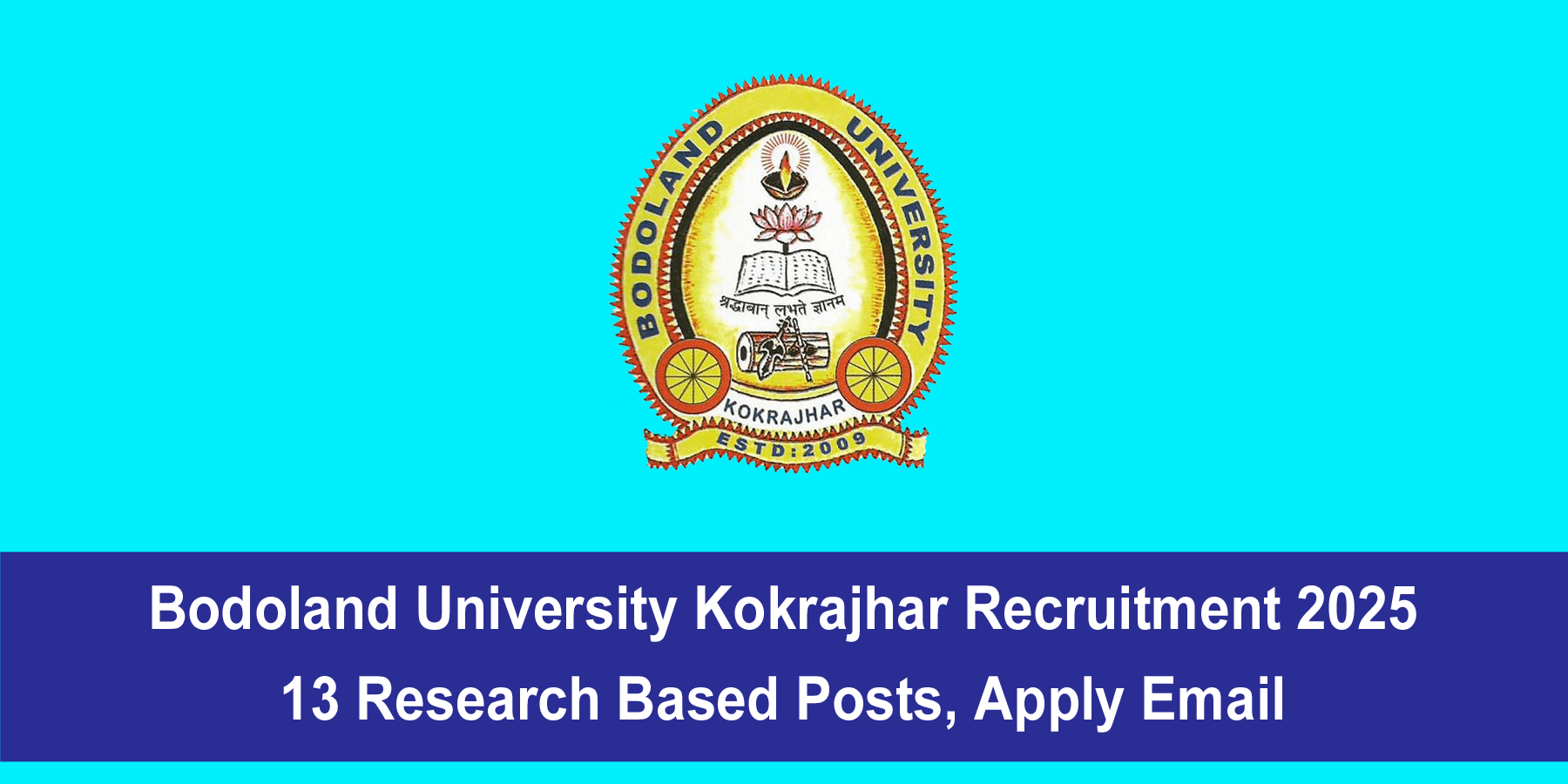 Bodoland University Kokrajhar Recruitment