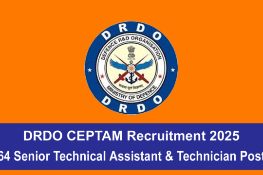 DRDO CEPTAM Recruitment