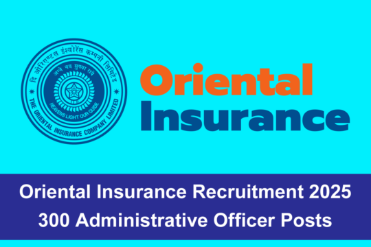 Oriental Insurance Recruitment
