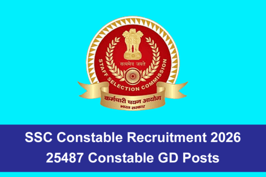 SSC Constable Recruitment 2026