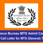 Intelligence Bureau MTS
