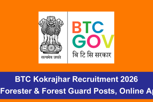 BTC Kokrajhar Recruitment