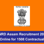 PNRD Assam Recruitment