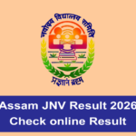 Assam JNV Result
