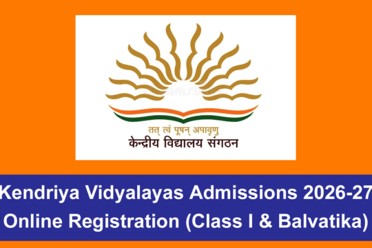 Kendriya Vidyalayas Admissions