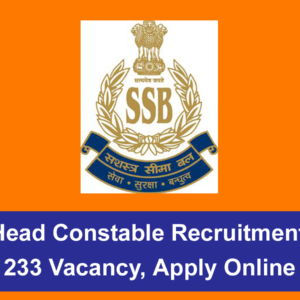 SSB Head Constable